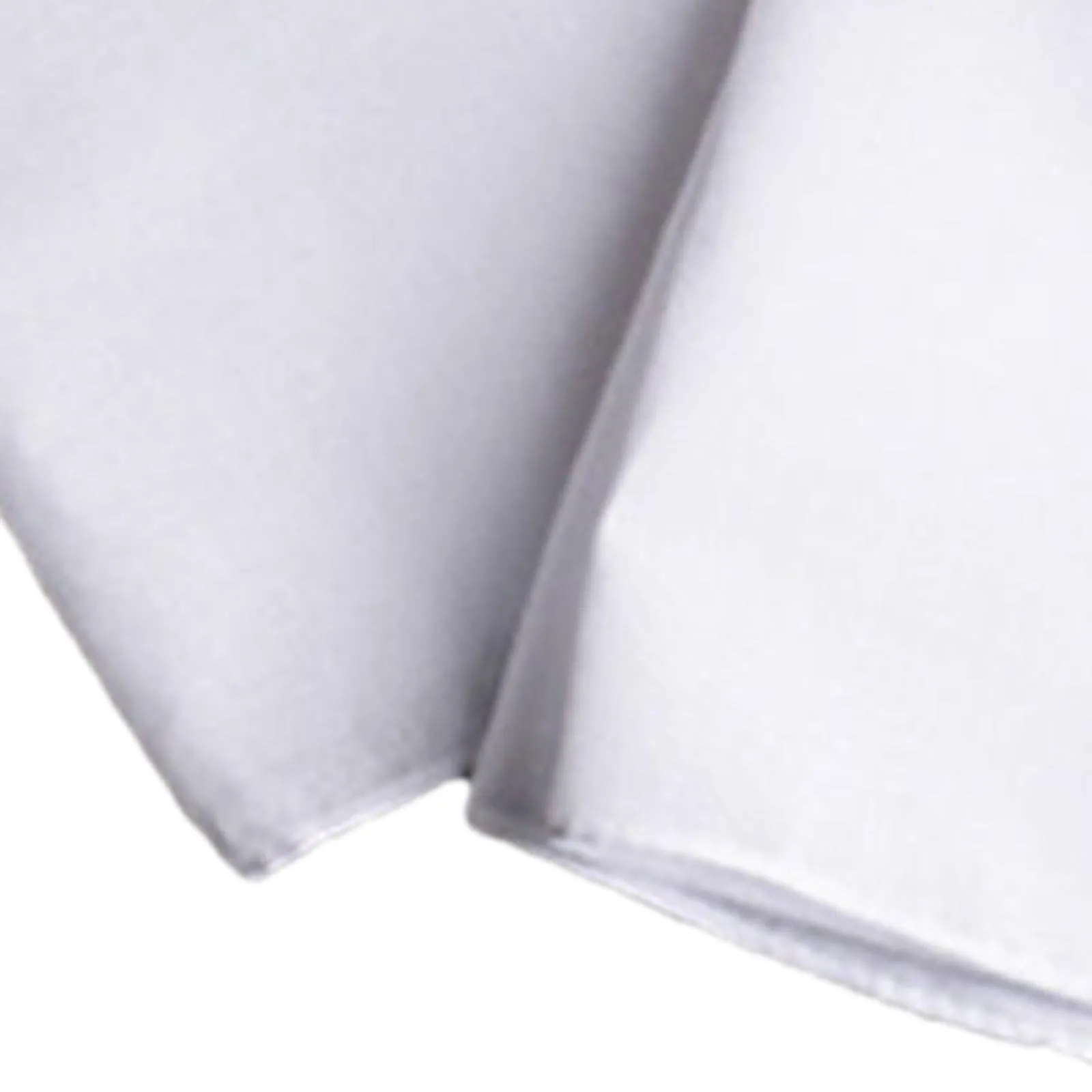 10 Pieces Cotton Hanky for Men Suit Solid White Handkerchiefs for DIY Crafts 35cmx35cm