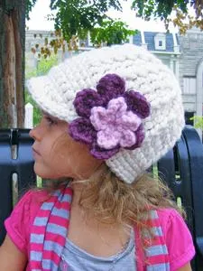 70 colors custom flower beanie winter hat ~ design your own