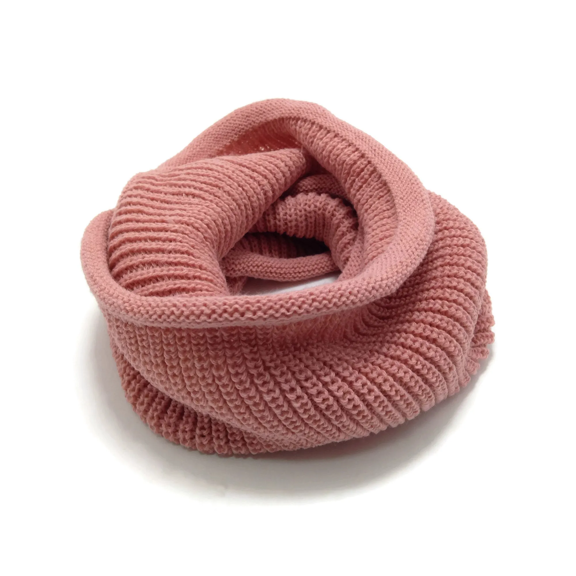 Baby Knit Infinity Scarf Toddler Neck Warmer | Yellow