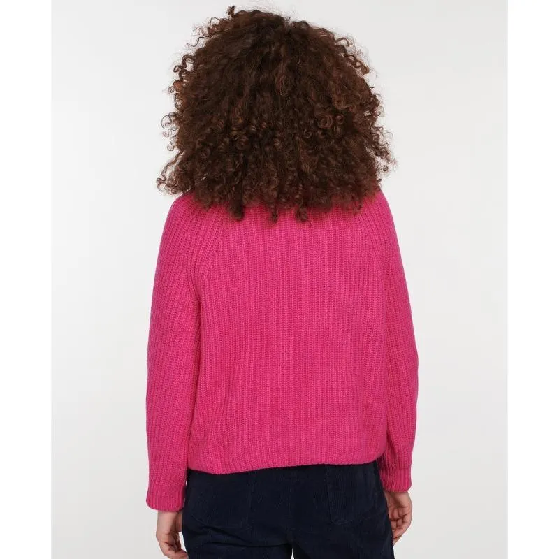 Barbour Hartley Ladies Knit - Fuchsia