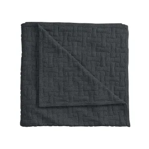 Bedeck of Belfast Nena Quilted Throw in Denim