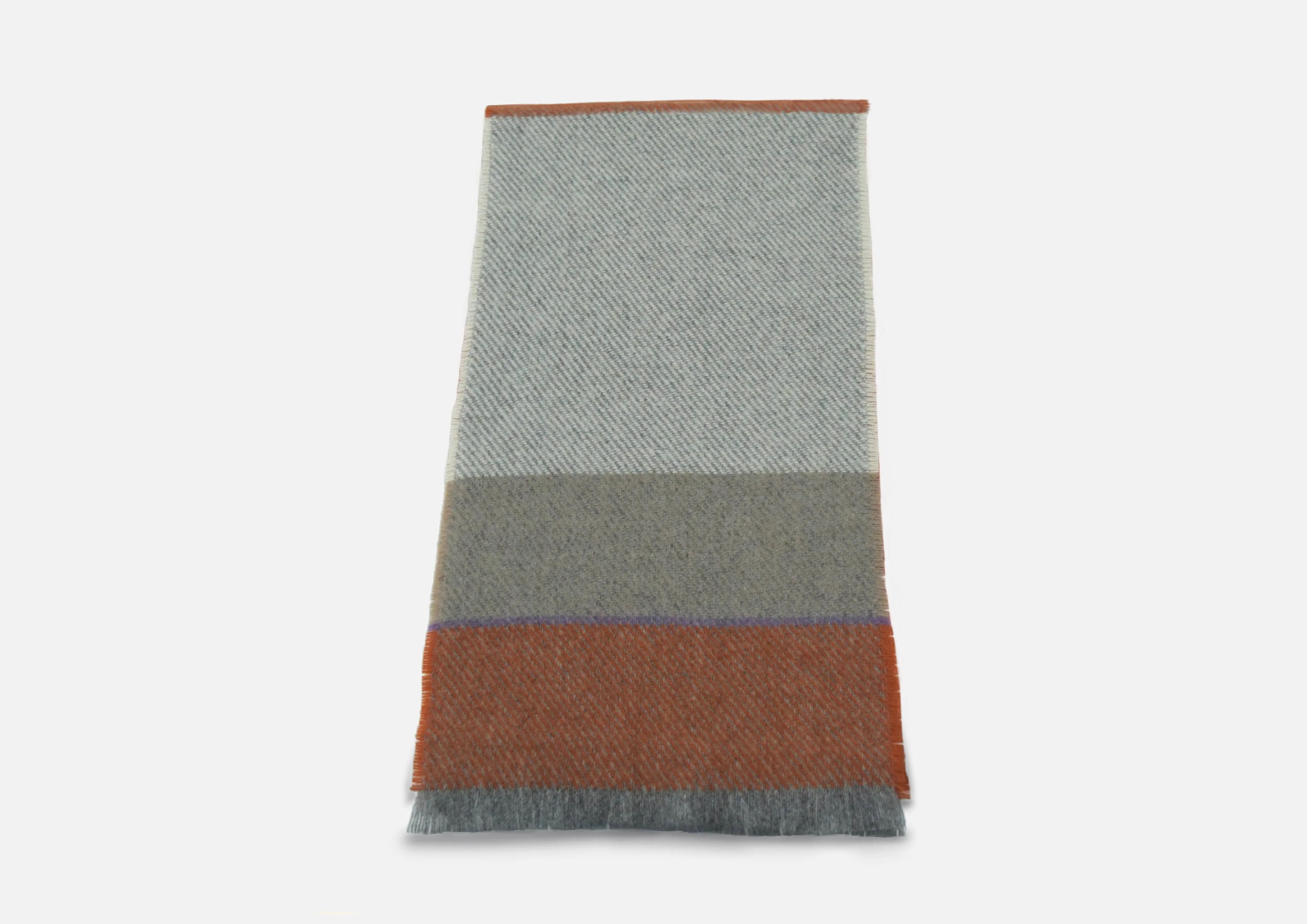 Burnt Orange Bahana Lambswool Scarf