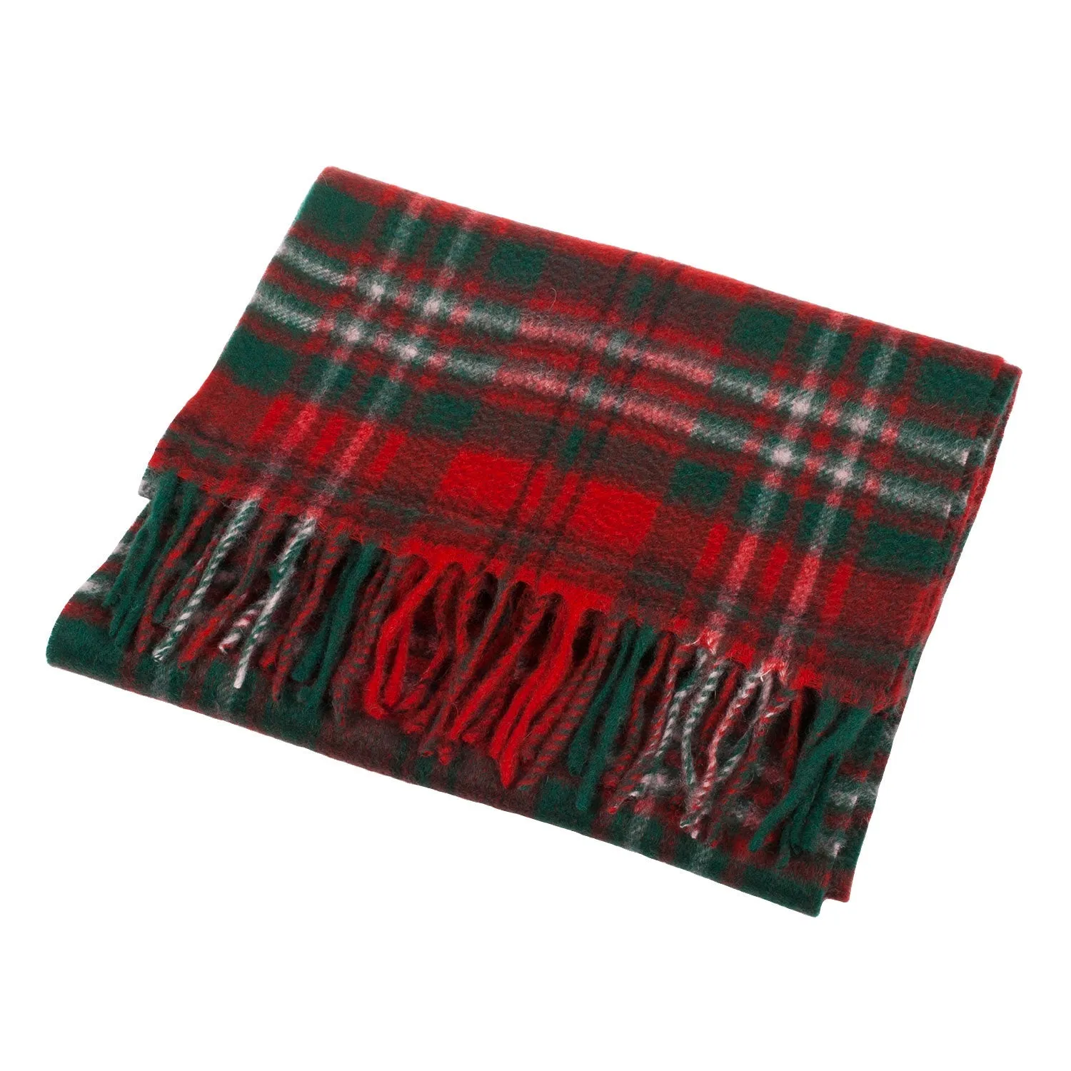 Cashmere Scottish Tartan Clan Scarf  Scott Red