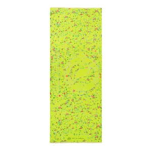 Celestial Flowers Long Scarf - Green