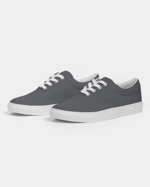 Dark Blue Gray Women's Canvas Sneakers | Women's | Dark Pale Blue Gray | C10M10Y0K80