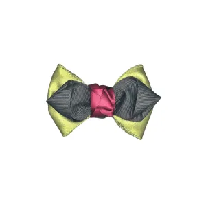 Dog Collar Bow: Versatile Green, Black, and Maroon Dog Collar Bow