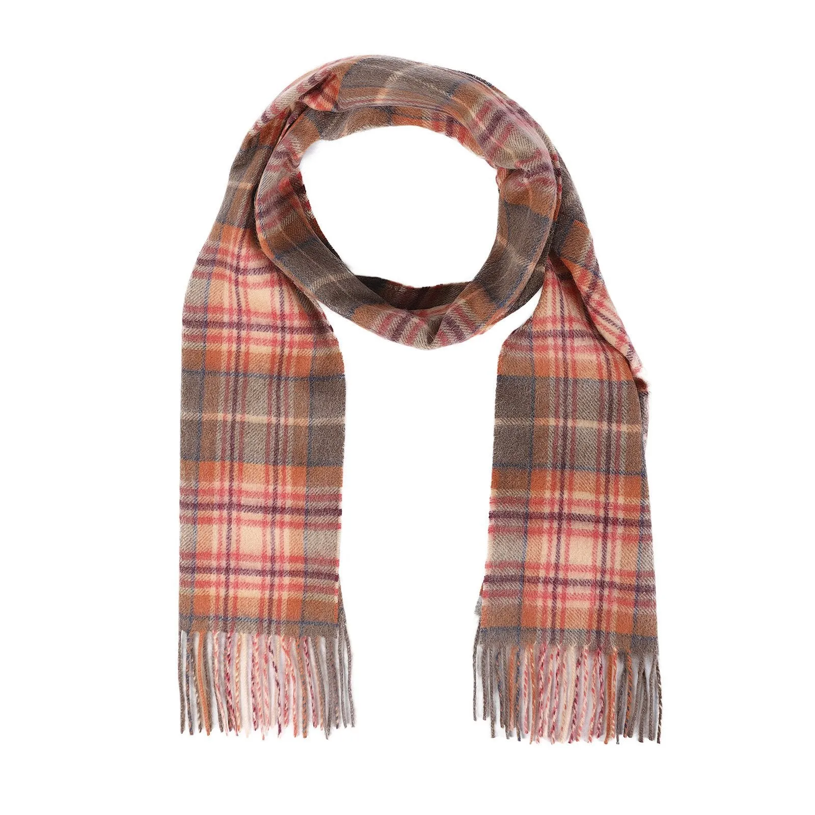 Edinburgh Cashmere Scarf Mackellar Ginger