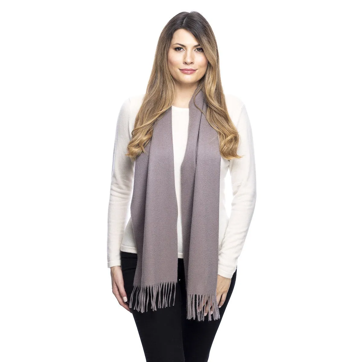 Edinburgh Cashmere Scarf Taupe