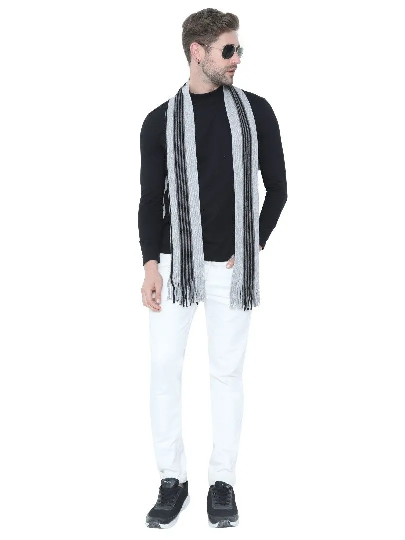 FabSeasons Men Casual Self Design Scarf for Winter