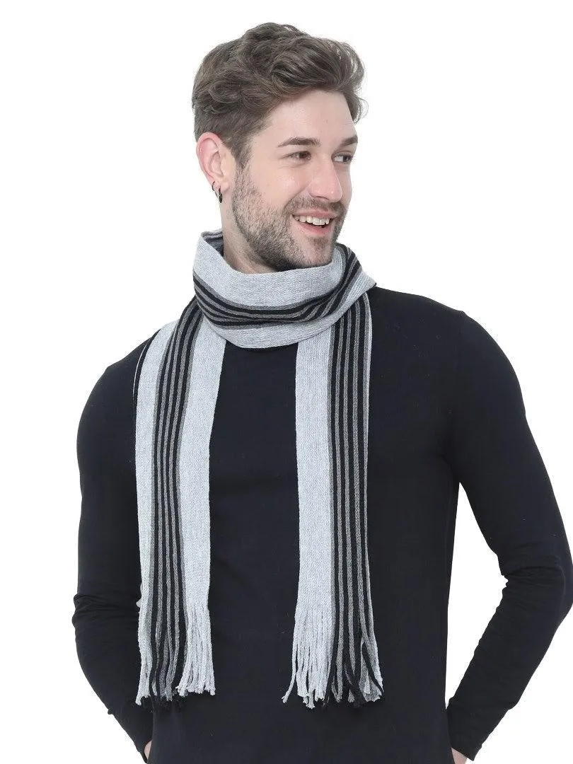 FabSeasons Men Casual Self Design Scarf for Winter