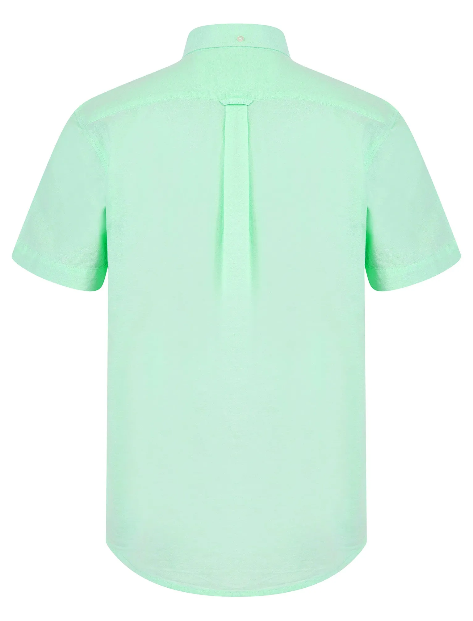 Fetlock Short Sleeve Oxford Cotton Shirt in Mint - Kensington Eastside