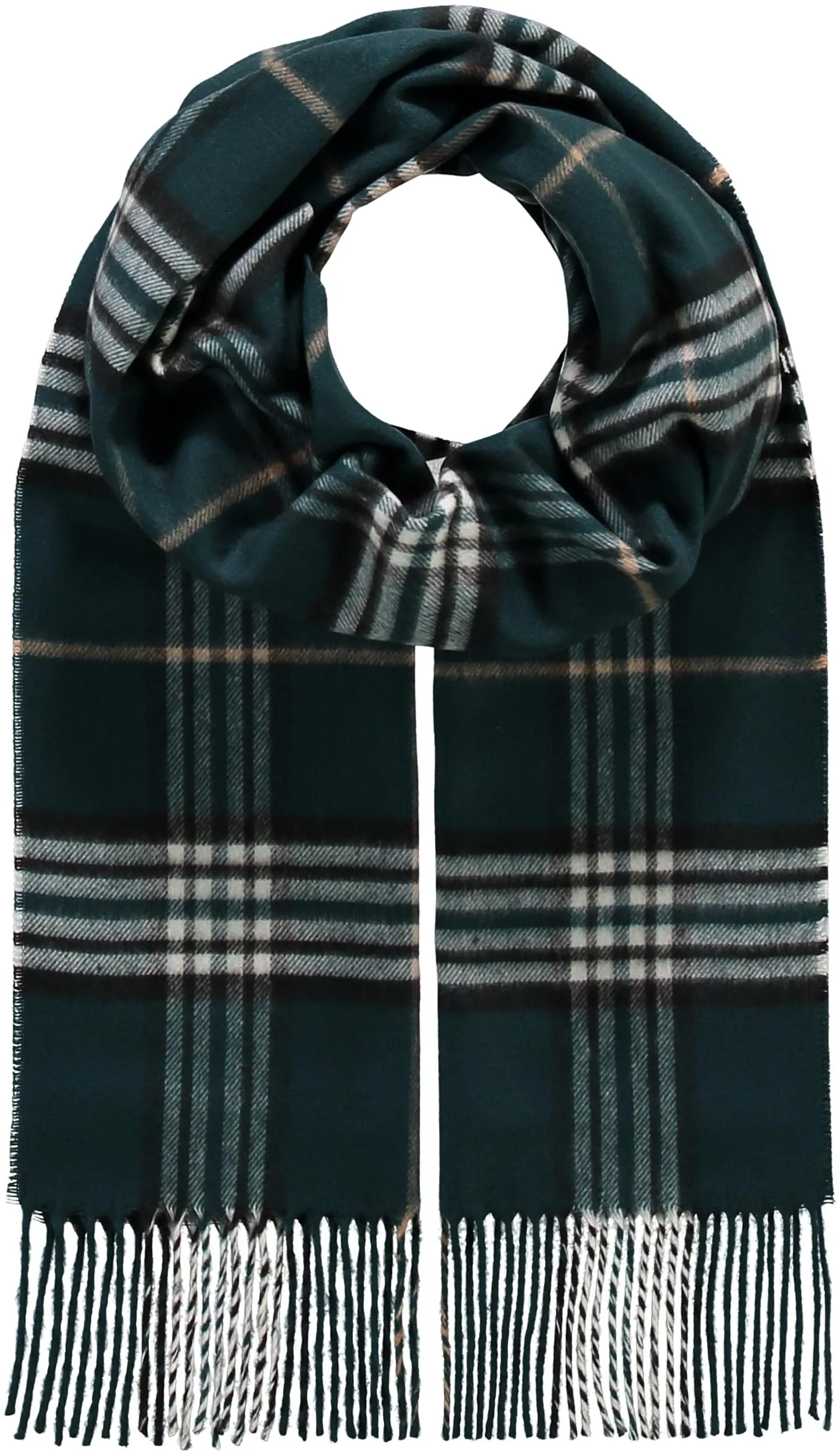 Fraas Plaid Cashmink Woven Cashmink Scarf