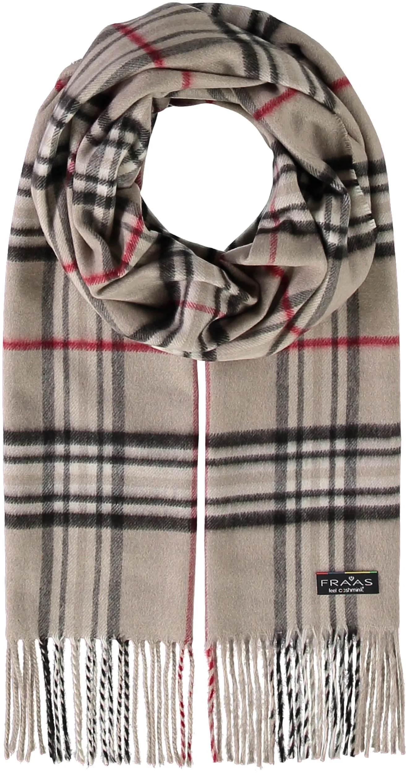 Fraas Plaid Cashmink Woven Cashmink Scarf