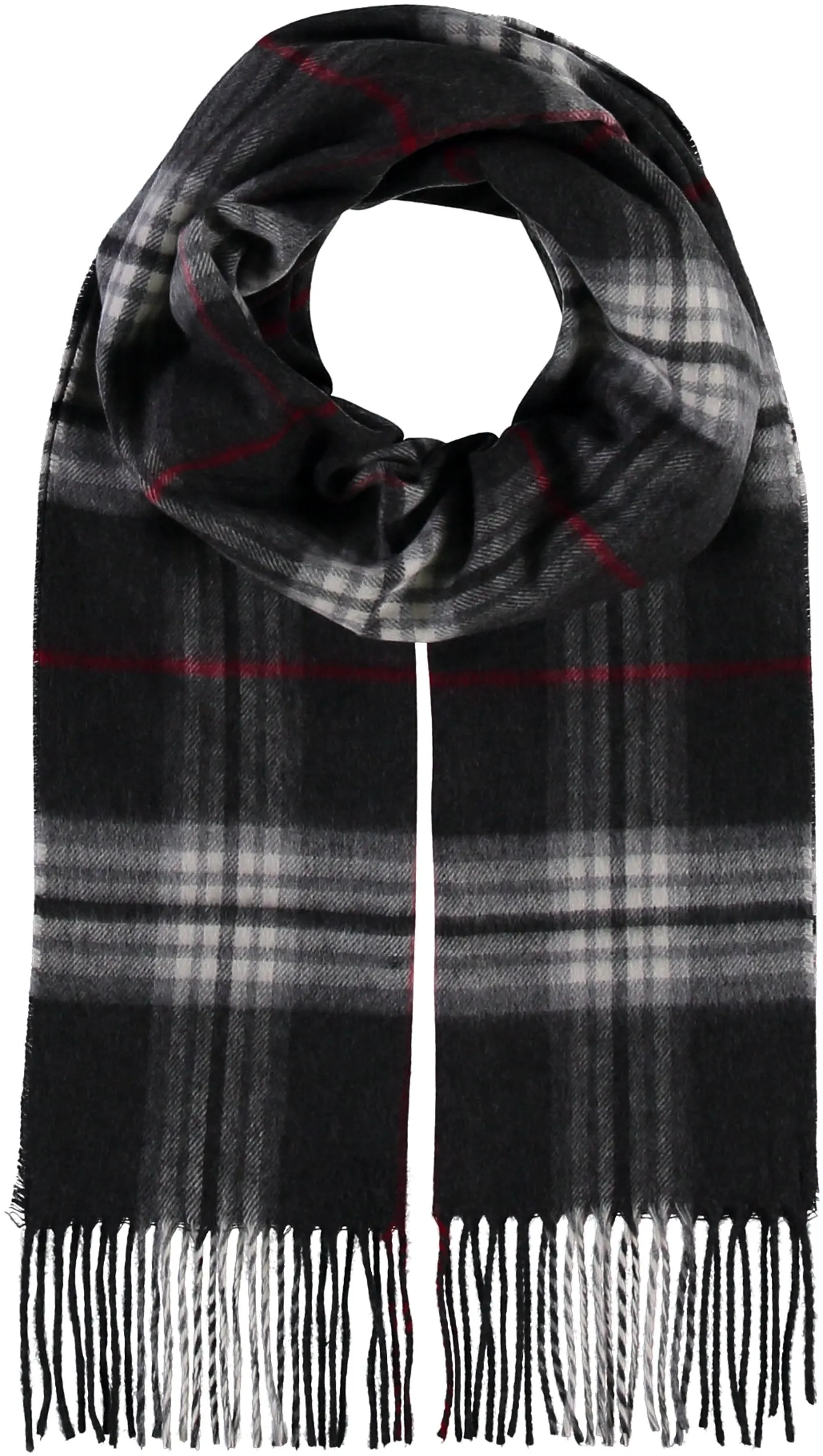 Fraas Plaid Cashmink Woven Cashmink Scarf