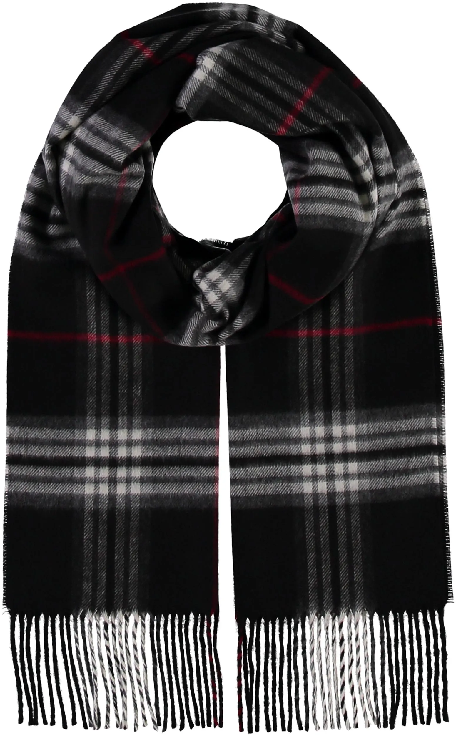 Fraas Plaid Cashmink Woven Cashmink Scarf