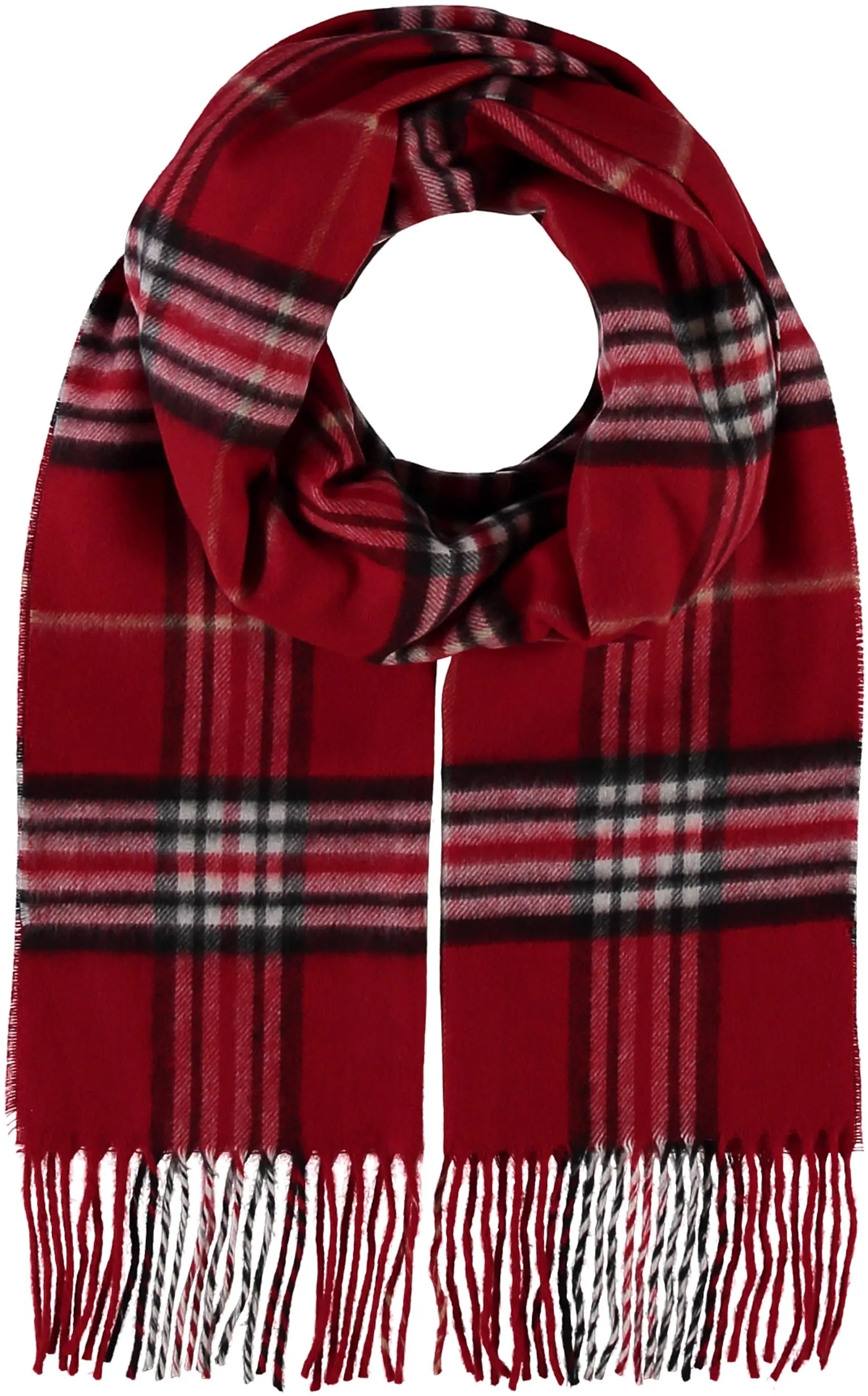 Fraas Plaid Cashmink Woven Cashmink Scarf