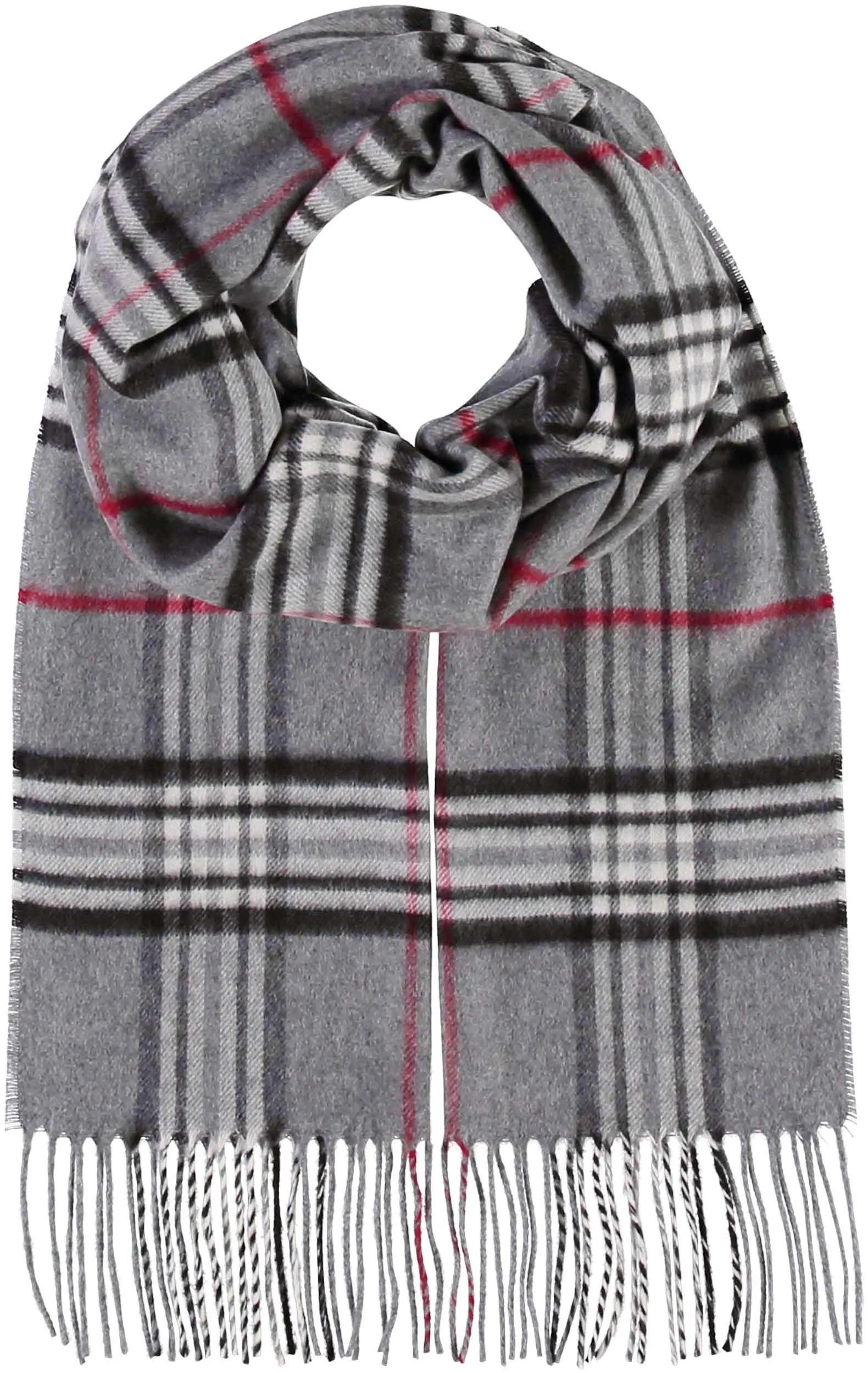 Fraas Plaid Cashmink Woven Cashmink Scarf