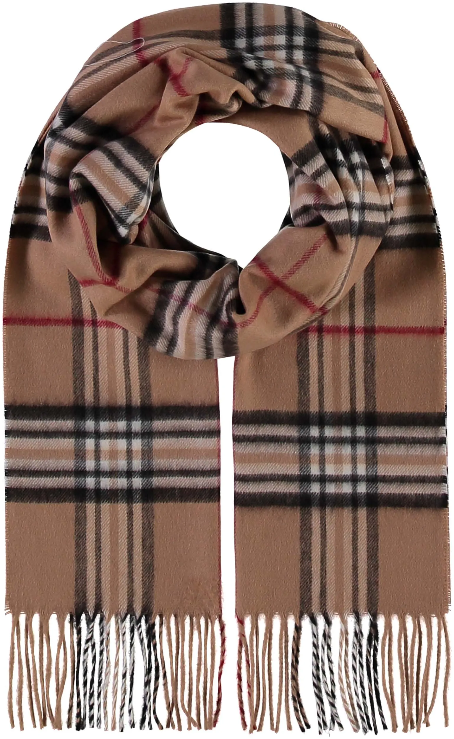 Fraas Plaid Cashmink Woven Cashmink Scarf