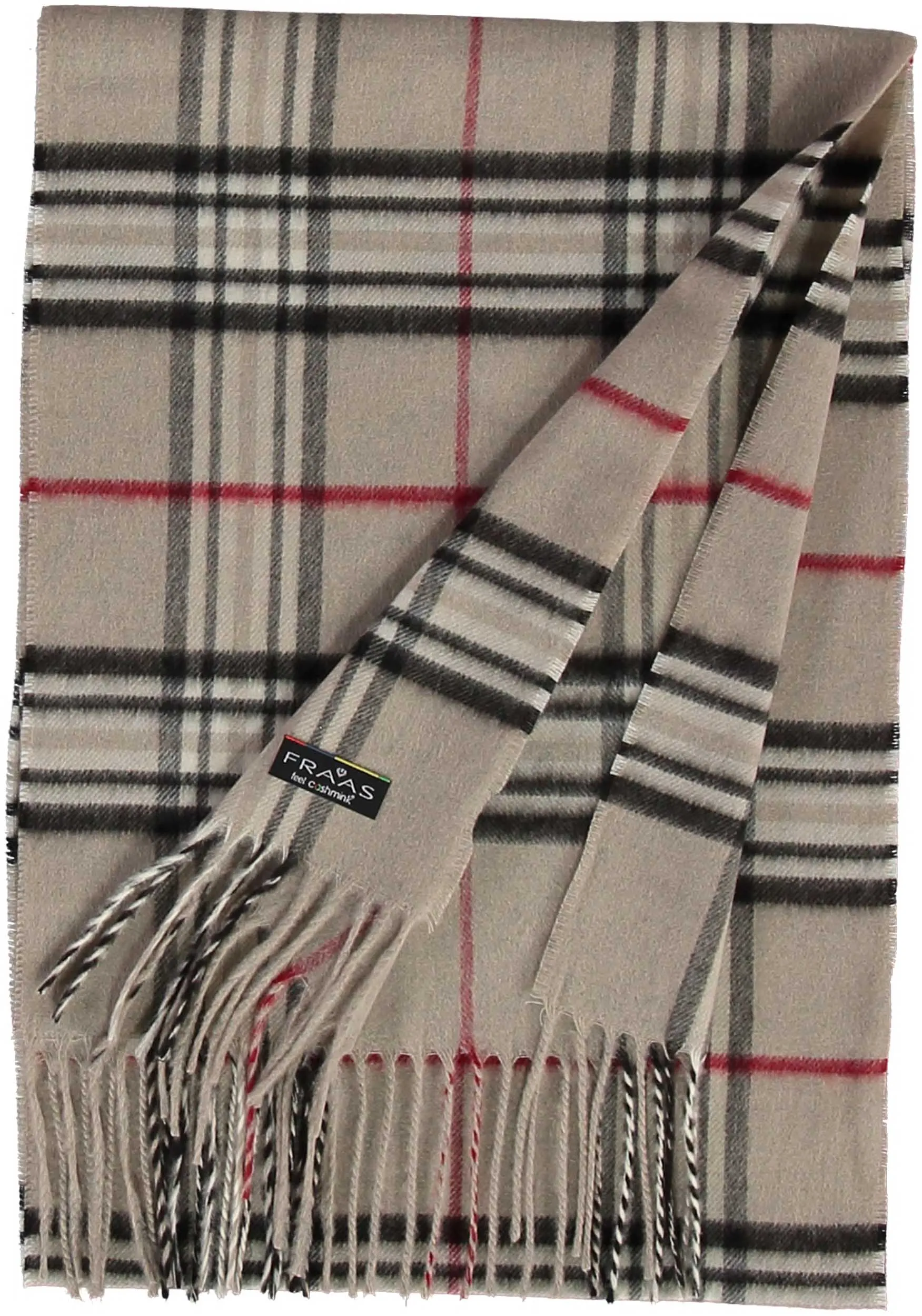 Fraas Plaid Cashmink Woven Cashmink Scarf