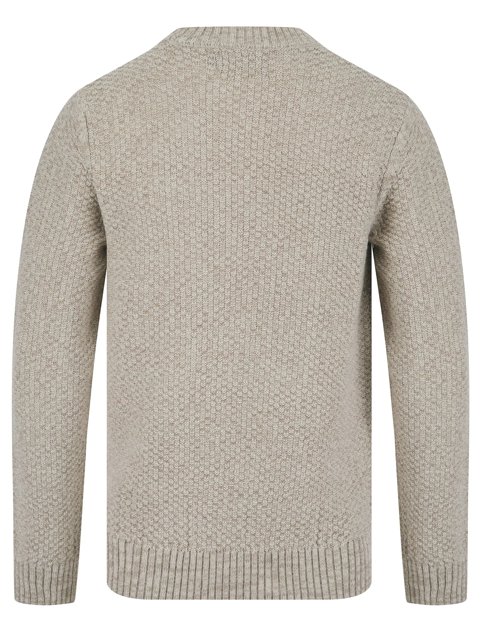 Goldstein Wool Blend Chunky Cable Knitted Jumper in Natural Twist - Kensington Eastside