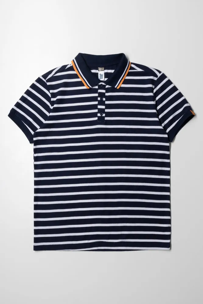 Golfer Stripe Navy