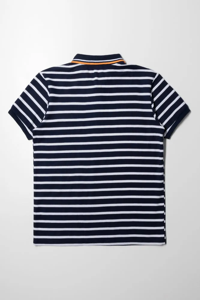 Golfer Stripe Navy