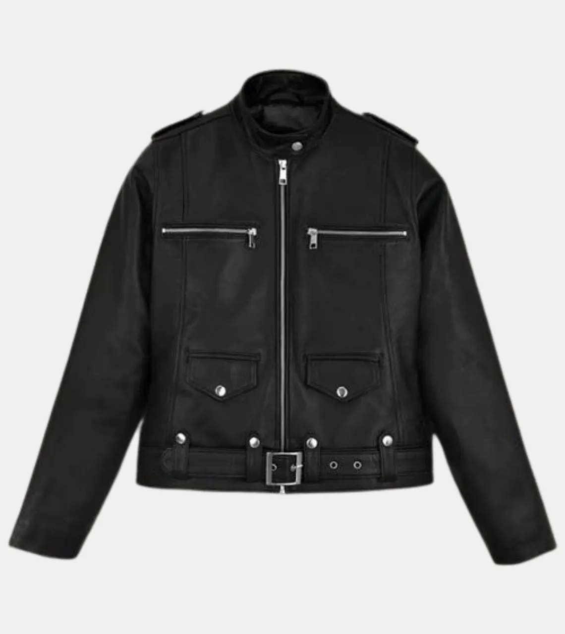 Irvine Women's Black Leather Jacket