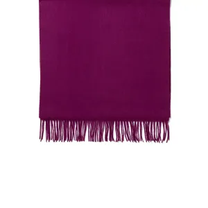 Lambswool Ladies Scarf - Magenta by Failsworth