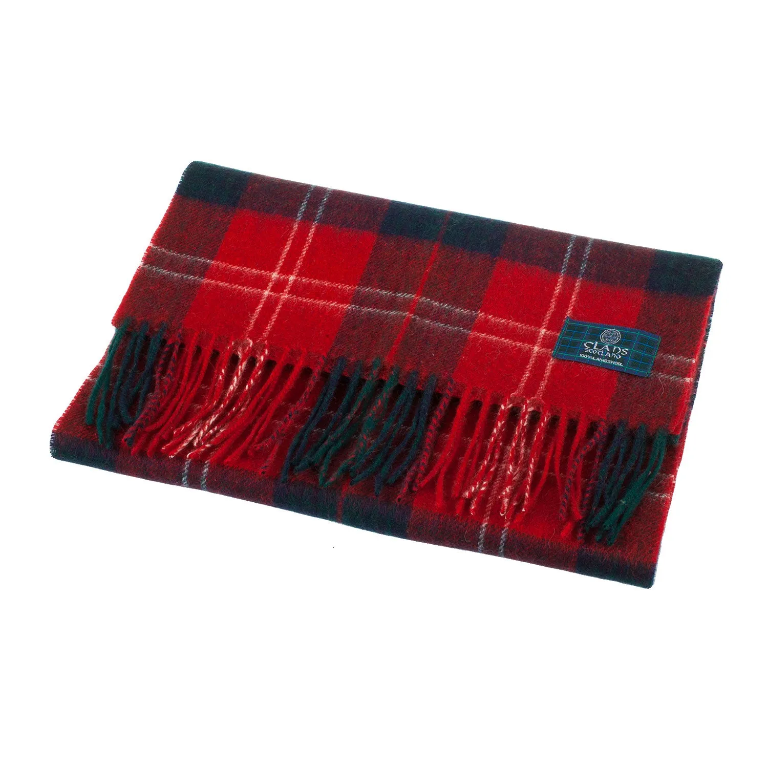 Lambswool Scottish Tartan Clan Scarf  Chisholm