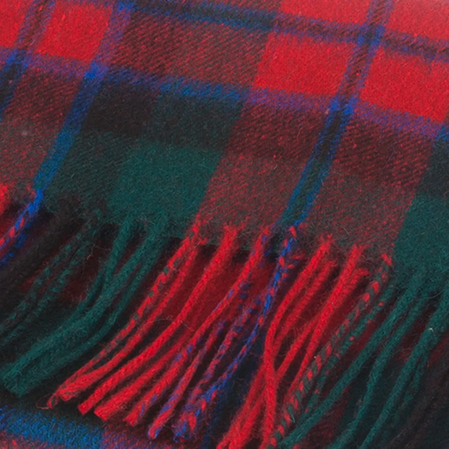 Lambswool Scottish Tartan Clan Scarf  Macnaughton