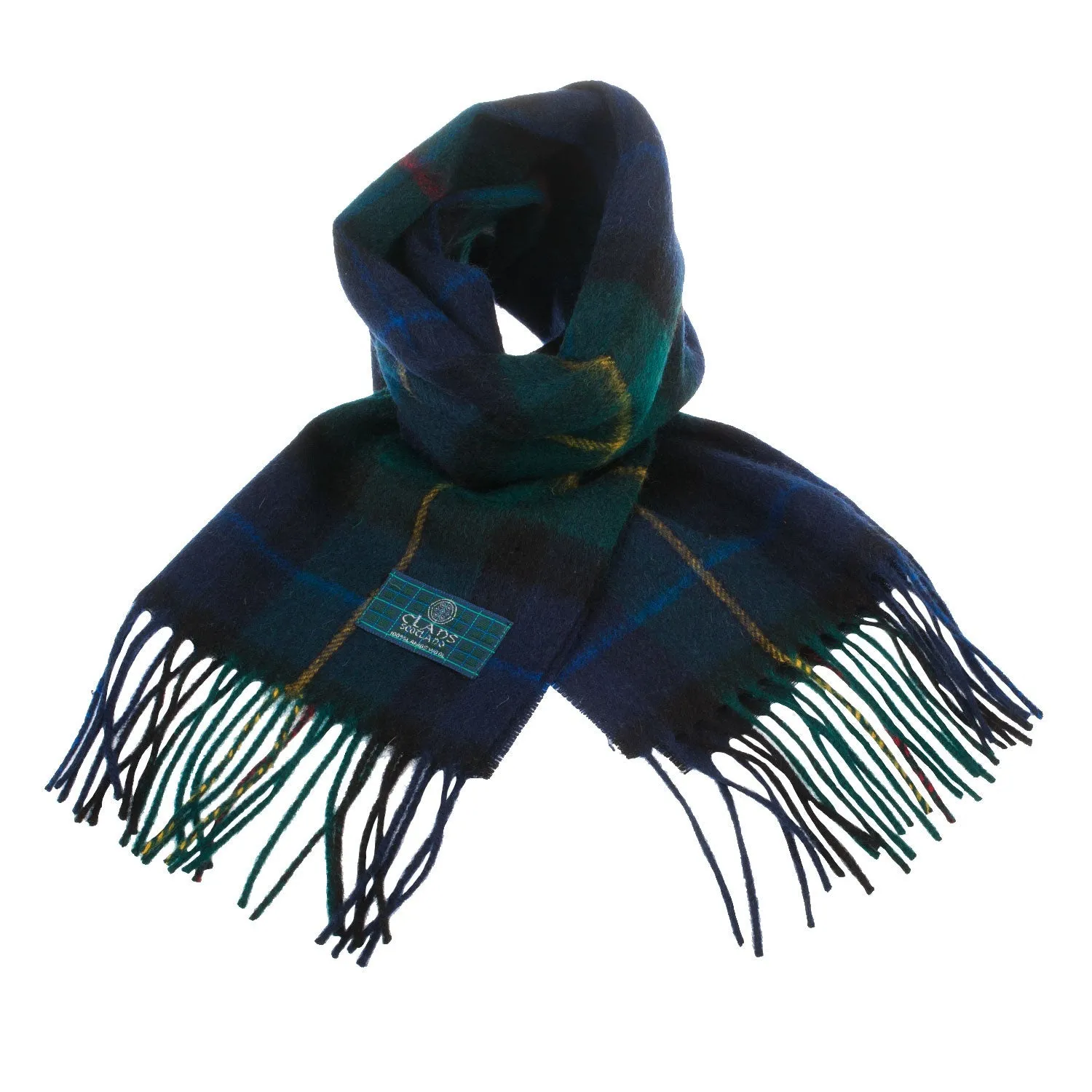 Lambswool Scottish Tartan Clan Scarf  Smith