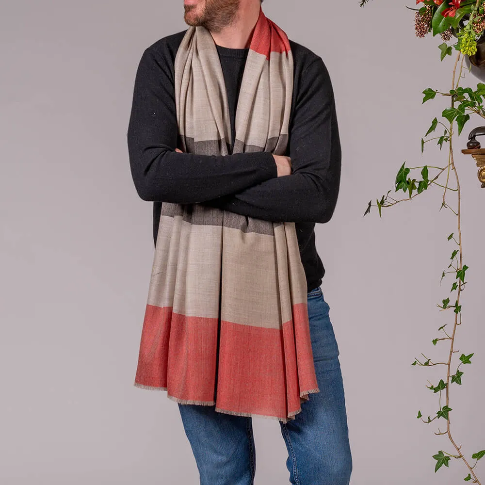 Langton Silk and Wool Scarf