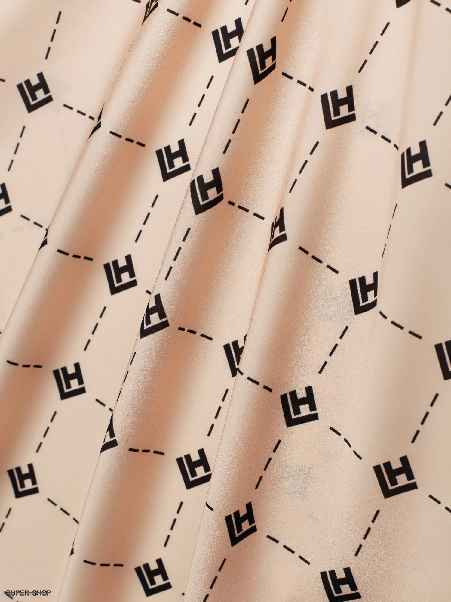 LH MONOGRAM BANDANA - NUDE