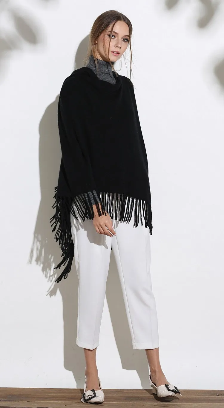 Lightweight Fashionable Tassel Scarf for Women