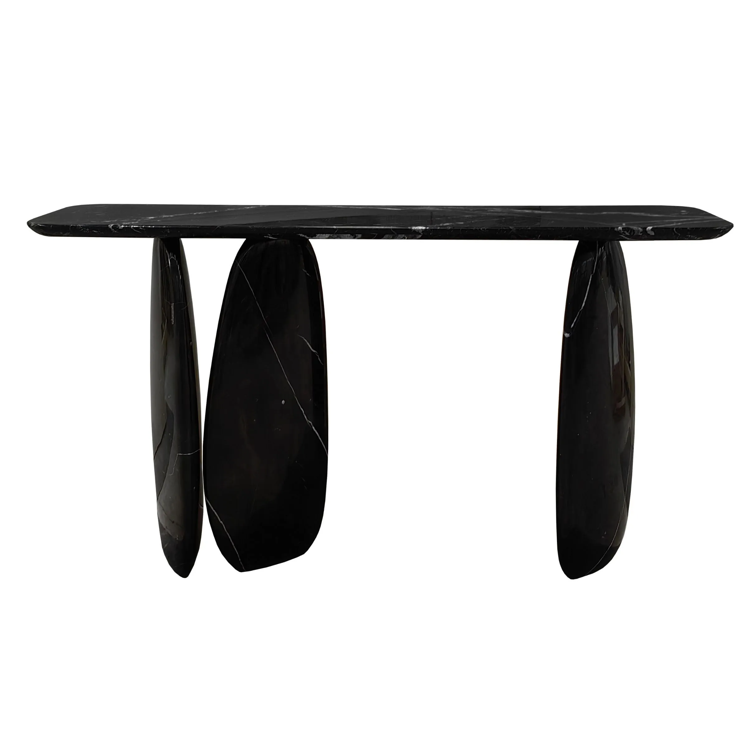 Lisbon Nero Marquina Console Table - 495DTN