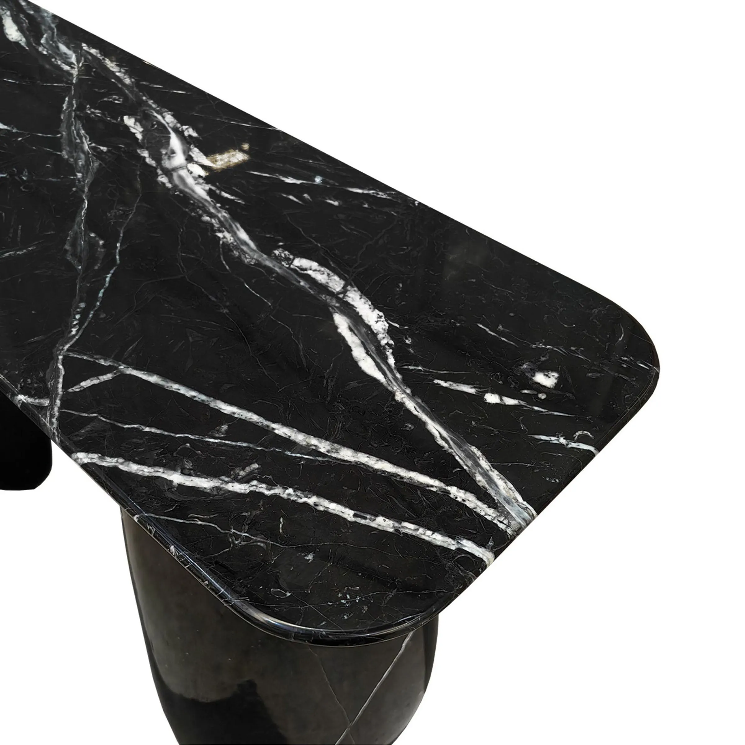 Lisbon Nero Marquina Console Table - 495DTN