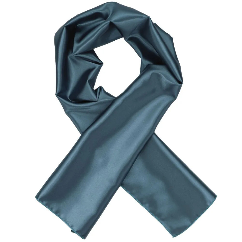 Loch Blue Solid Color Scarf