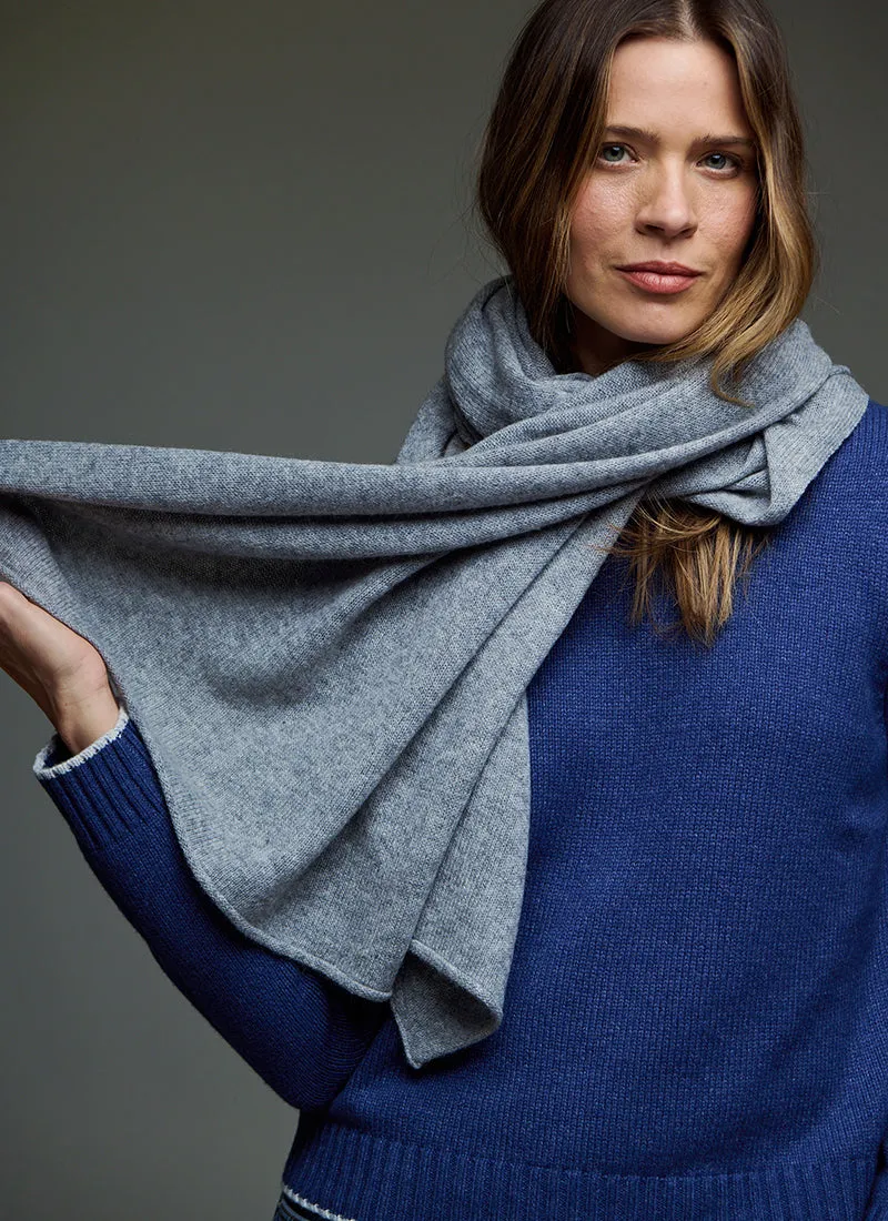 Luxe Pure Cashmere Travel Scarf