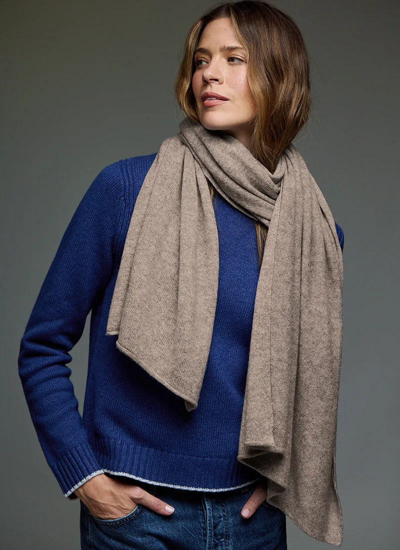 Luxe Pure Cashmere Travel Scarf