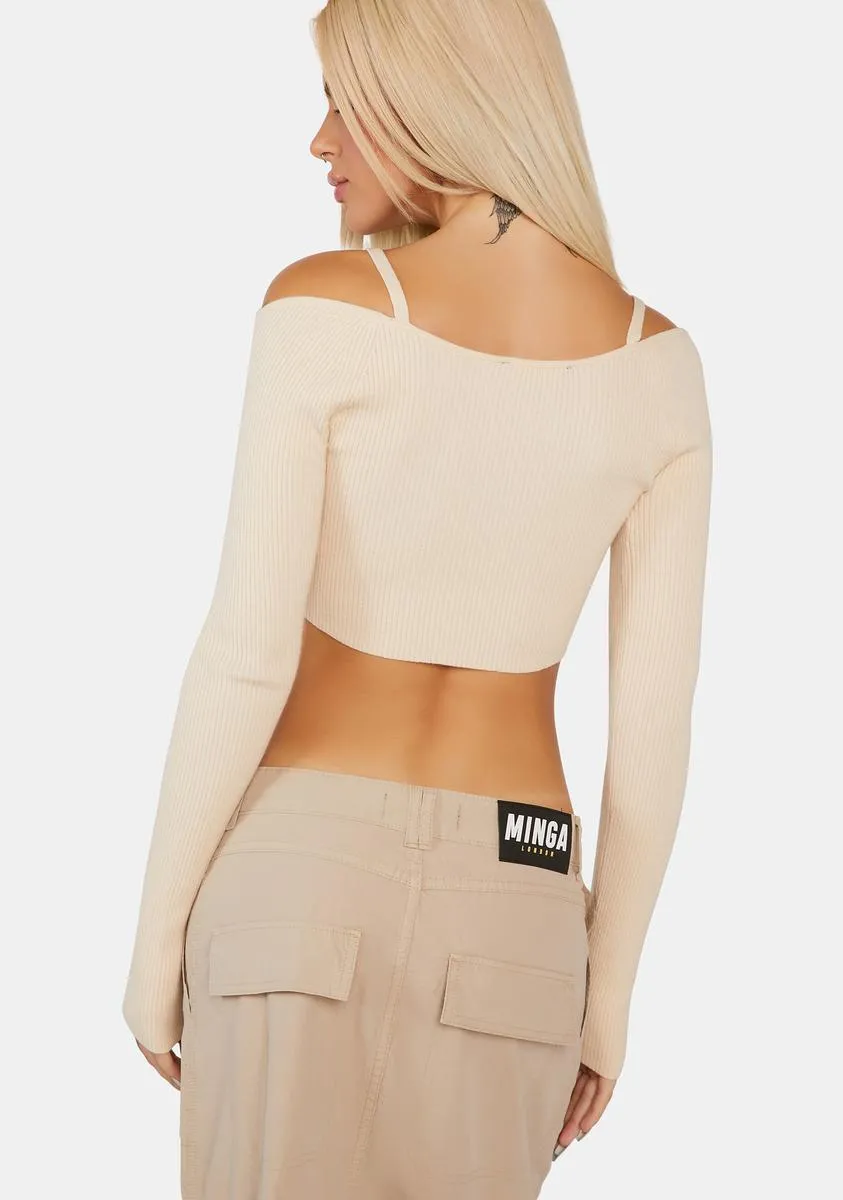 Make An Appearance Knit Crop Top