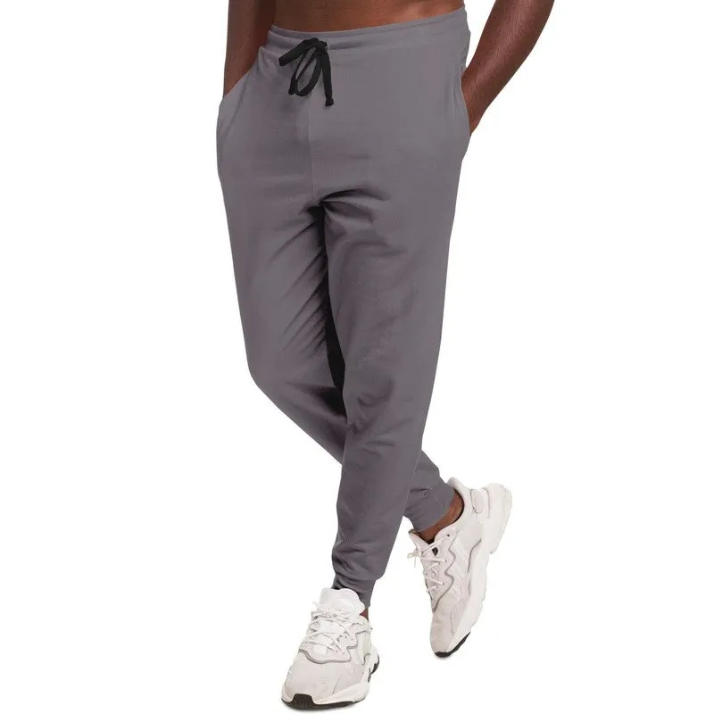 Medium Dark Magenta Gray Joggers | Unisex | with PLUS sizes | Medium Dark Pale Magenta Gray | C0M10Y0K60