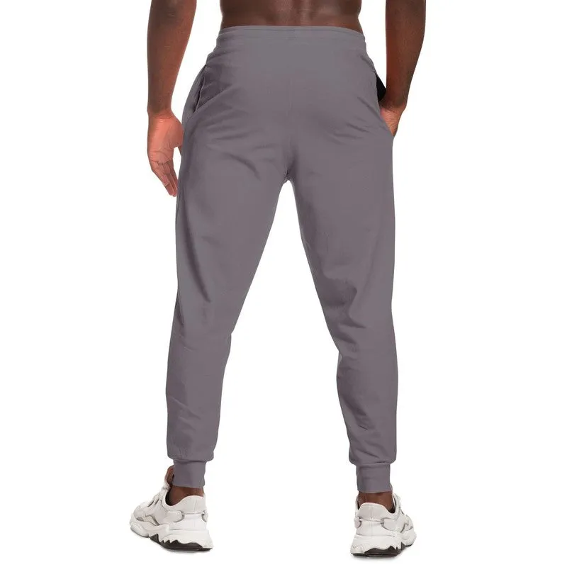 Medium Dark Magenta Gray Joggers | Unisex | with PLUS sizes | Medium Dark Pale Magenta Gray | C0M10Y0K60