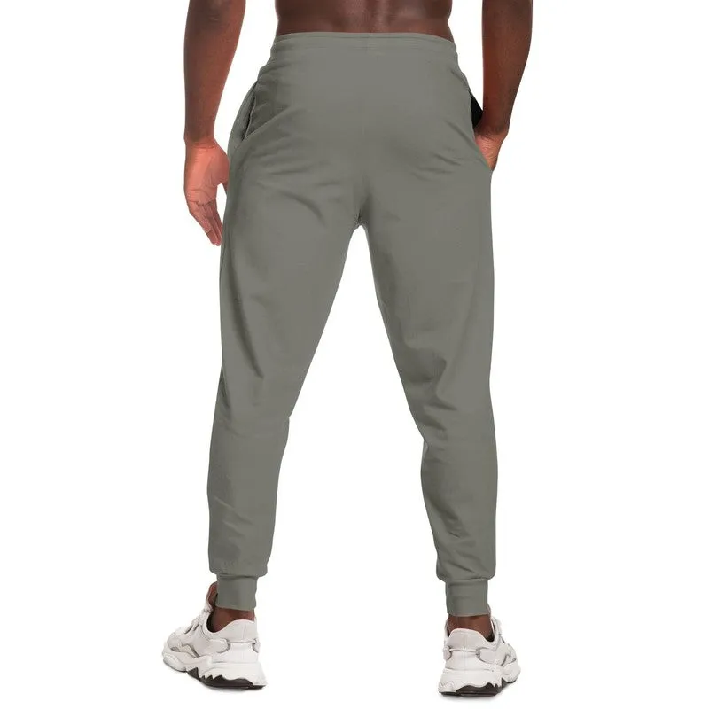 Medium Dark Yellow Gray Joggers | Unisex | with PLUS sizes | Medium Dark Pale Yellow Gray | C0M0Y10K60