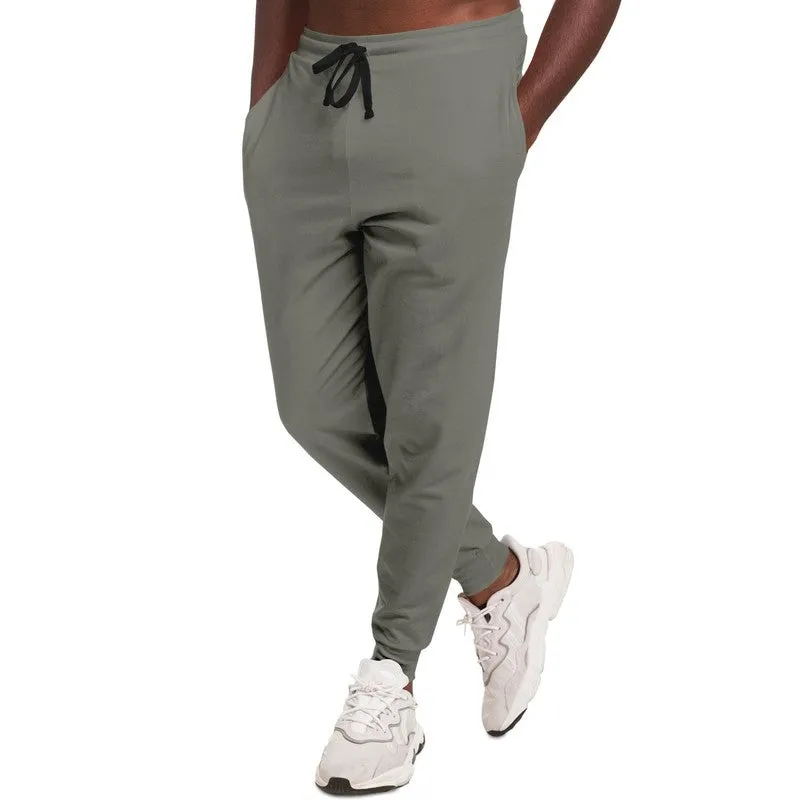 Medium Dark Yellow Gray Joggers | Unisex | with PLUS sizes | Medium Dark Pale Yellow Gray | C0M0Y10K60