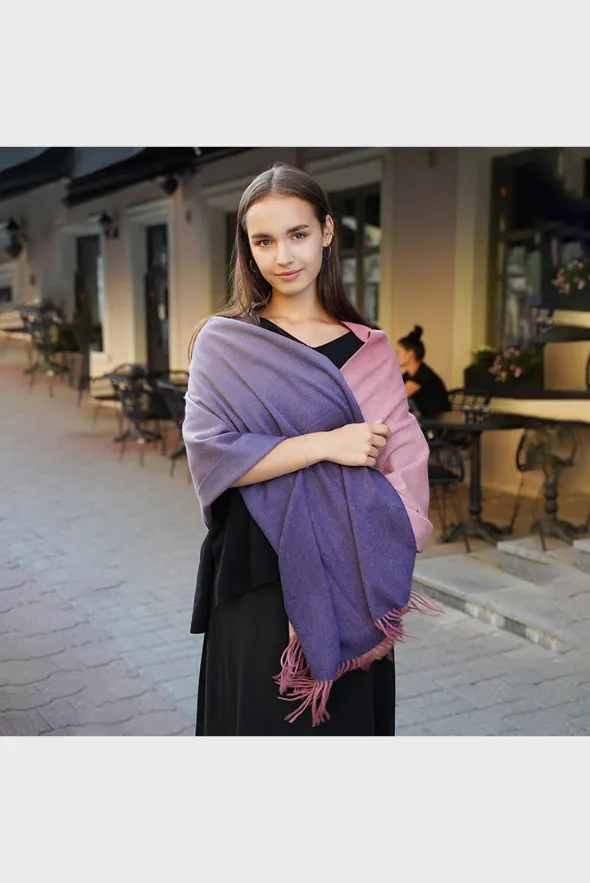 Multicolor Gradient Shawl / Scarf