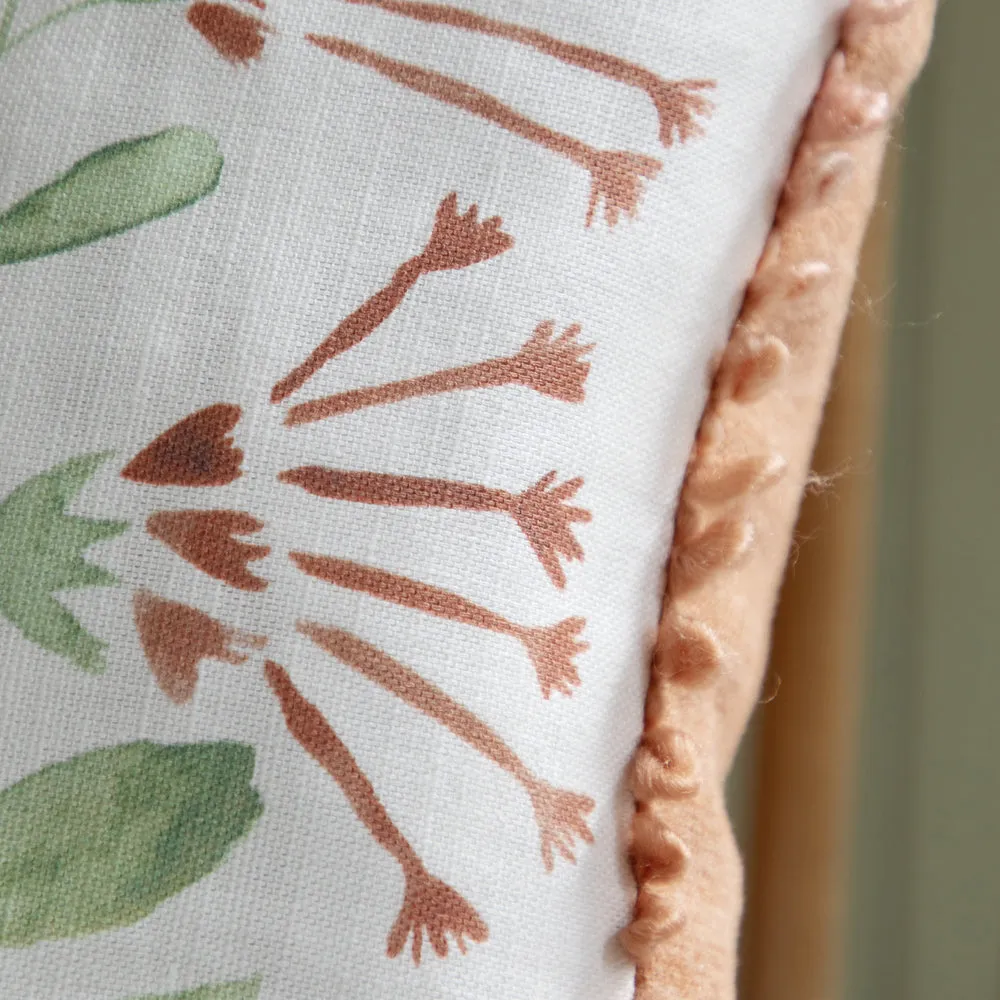 Neri Printed Cushion Terracotta