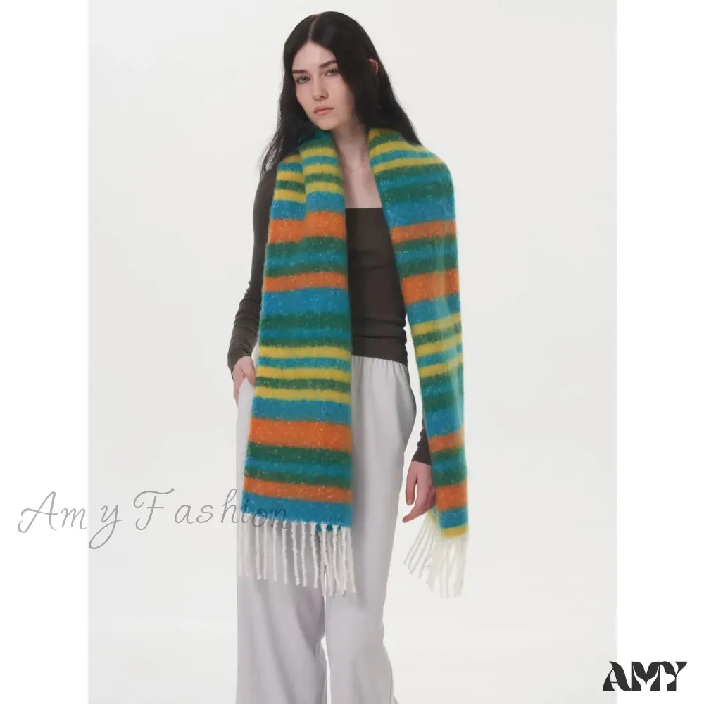 New Winter Cashmere Long Muffler Scarf - Thick and Warm