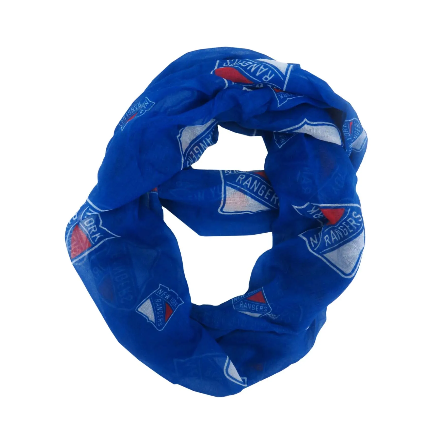 New York Rangers Sheer Infinity Scarf