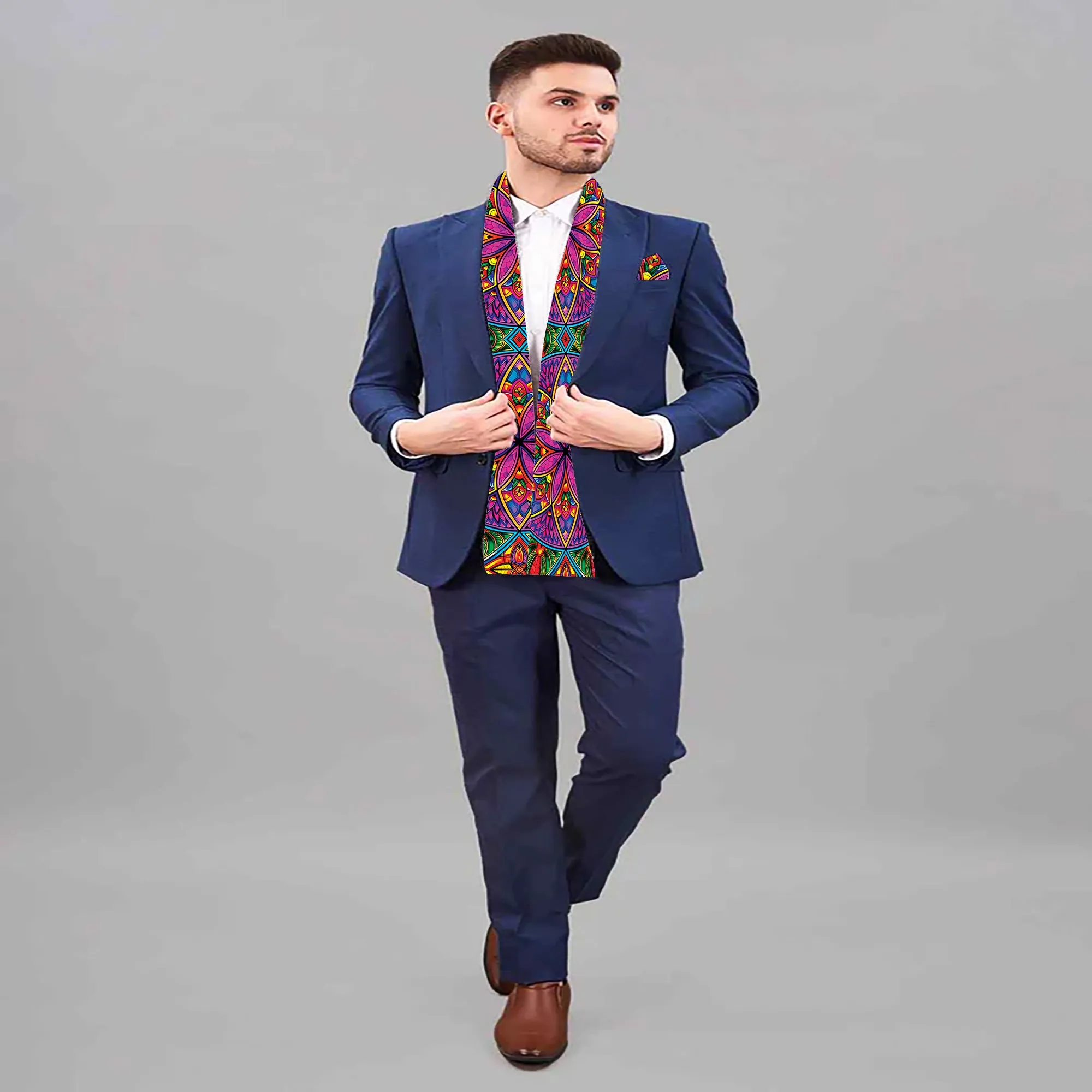 PAKISTAN BRAND SCARF AND POCKET SQUARE SET -  PREMIUM VECTOR