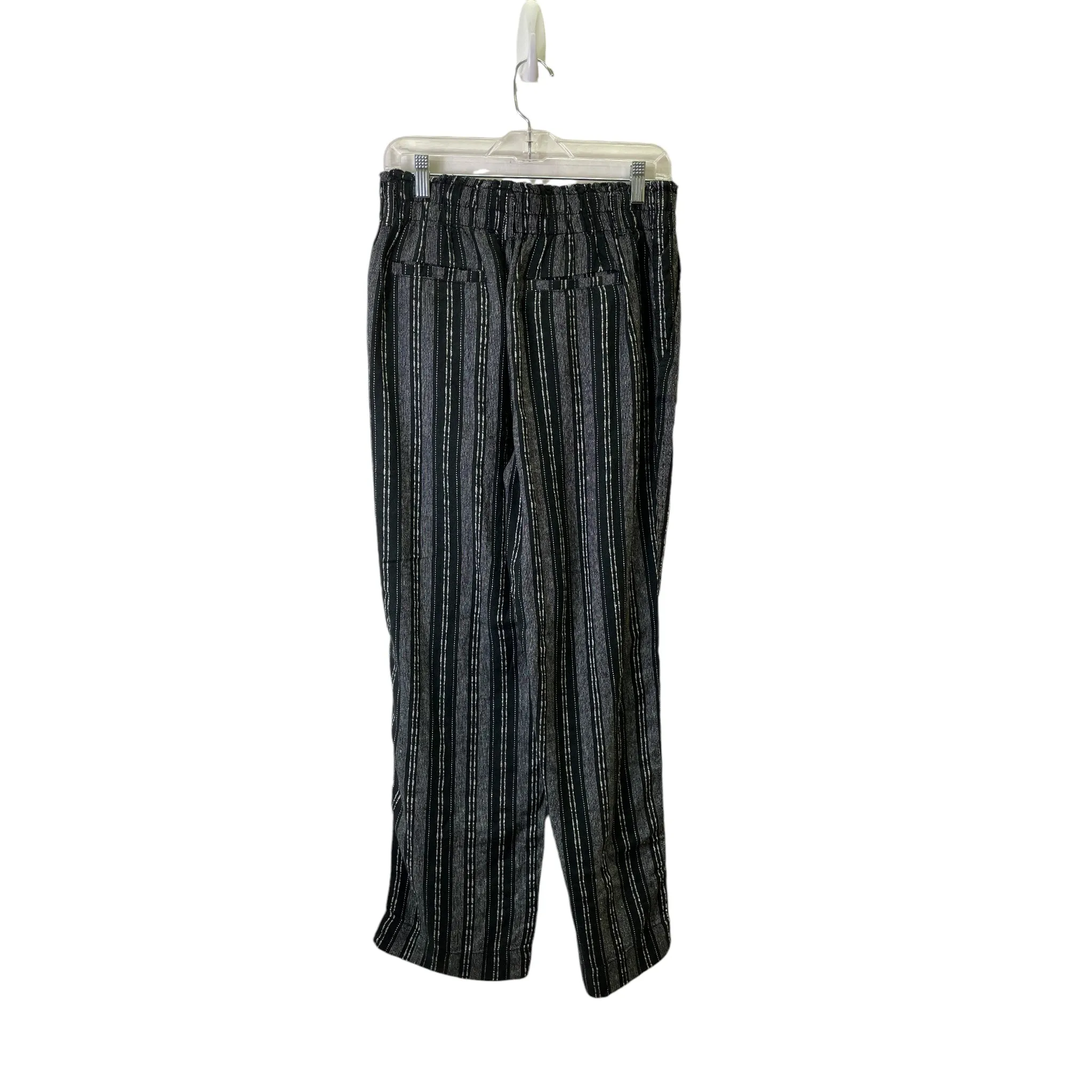 Pants Wide Leg By Briggs In Black & White, Size:8